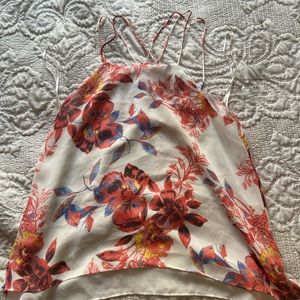 Floral tank top